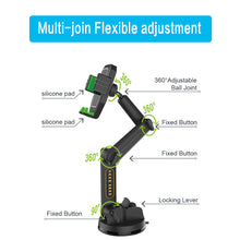 Load image into Gallery viewer, MAILUZHE Heavy Duty Telescopic Car Mount Phone Holder Extra Long (43cm) Flexible Arm for Dash &amp; Windscreen
