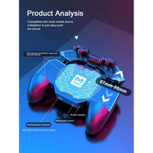Load image into Gallery viewer, MEMO DL88 Mobile Phone Cooler Fan Game Controller Grip For 6 Finger Trigger Joystick Gamepad Semiconductor Radiator For IOS PUBG
