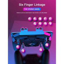 Load image into Gallery viewer, MEMO DL88 Mobile Phone Cooler Fan Game Controller Grip For 6 Finger Trigger Joystick Gamepad Semiconductor Radiator For IOS PUBG
