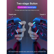 Load image into Gallery viewer, MEMO DL88 Mobile Phone Cooler Fan Game Controller Grip For 6 Finger Trigger Joystick Gamepad Semiconductor Radiator For IOS PUBG
