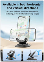 Load image into Gallery viewer, 360° Rotatable Adjustable Bracket Car Dash Phone Holder Fits Most Smartphones Securely
