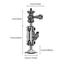 Load image into Gallery viewer, Universal Metal Flexible Angle Adjustable Holder for 1/4&quot; Device Camera for Dash Board or Wall
