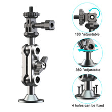 Load image into Gallery viewer, Universal Metal Flexible Angle Adjustable Holder for 1/4&quot; Device Camera for Dash Board or Wall
