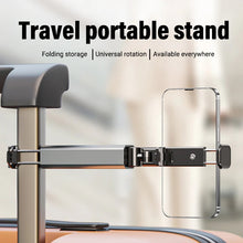 Load image into Gallery viewer, Premium Universal Adjustment 360° Rotatable Aluminum Multipurpose Travel Portable Phone Mount (E02)
