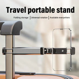 Premium Universal Adjustment 360° Rotatable Aluminum Multipurpose Travel Portable Phone Mount (E02)