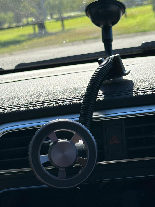 Strong Magsafe Magnetic Phone Holder with Bendable 52cm Extra Long Goose Neck for Car Windshield