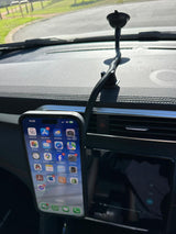 Universal Flexible Bendable 52cm Extra Long Goose Neck Phone Mount with Touch Clamp Holder for Car Windshield