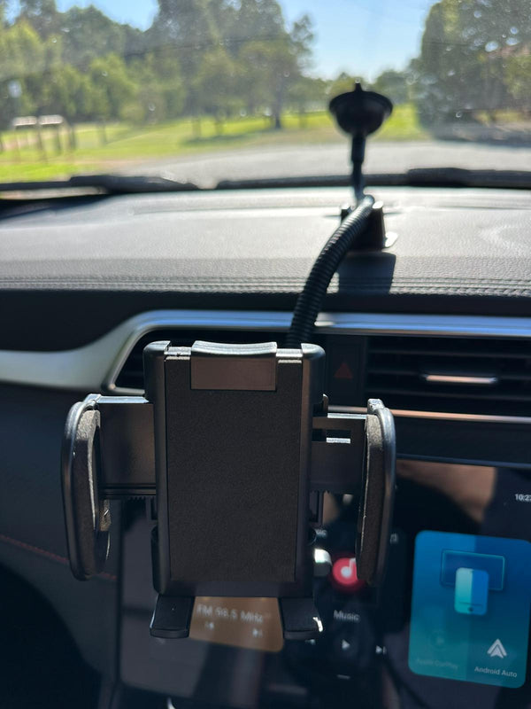 Universal Flexible Bendable 52cm Extra Long Goose Neck Phone Mount with Touch Clamp Holder for Car Windshield