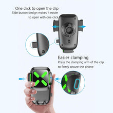Load image into Gallery viewer, 360° 38cm Flexible Goose Neck One Touch Phone Bracket up to 9cm for Car Windshield &amp; Dashboard Adjustable Various Viewing Angles
