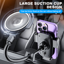 Load image into Gallery viewer, 360° 38cm Flexible Goose Neck One Touch Phone Bracket up to 9cm for Car Windshield &amp; Dashboard Adjustable Various Viewing Angles
