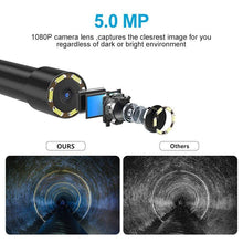 Load image into Gallery viewer, Endoscope HD Camera 8MM 1080P WIFI Hard Wire IP67 Waterproof 8LED 2600mAh Battery Inspection Snake Borescope For Android IOS - 5.0 Meter Hardwire
