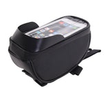 Bicycle Phone Front Frame Bag, Waterproof, Tube Bag, Cycling Pouch (19*10*9CM)