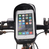 Bicycle Phone Front Frame Bag, Waterproof, Tube Bag, Cycling Pouch (19*10*9CM)