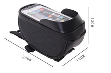 Load image into Gallery viewer, Bicycle Phone Front Frame Bag, Waterproof, Tube Bag, Cycling Pouch (19*10*9CM)
