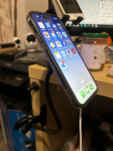 Load image into Gallery viewer, 15W RGB LED Magsafe Magnetic Wireless Charger Phone Holder with 360° Flexible Goose Neck &amp; Blig Clamp
