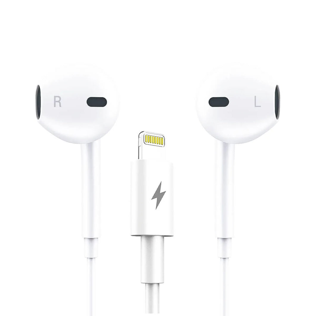 AIVR Stereo In-Ear-Earphone with Microphone for iPhone Lightning input for iPhone 14 13 12 11 Series