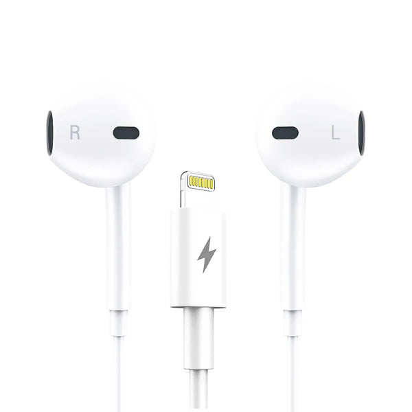 AIVR Stereo In-Ear-Earphone with Microphone for iPhone Lightning input for iPhone 14 13 12 11 Series