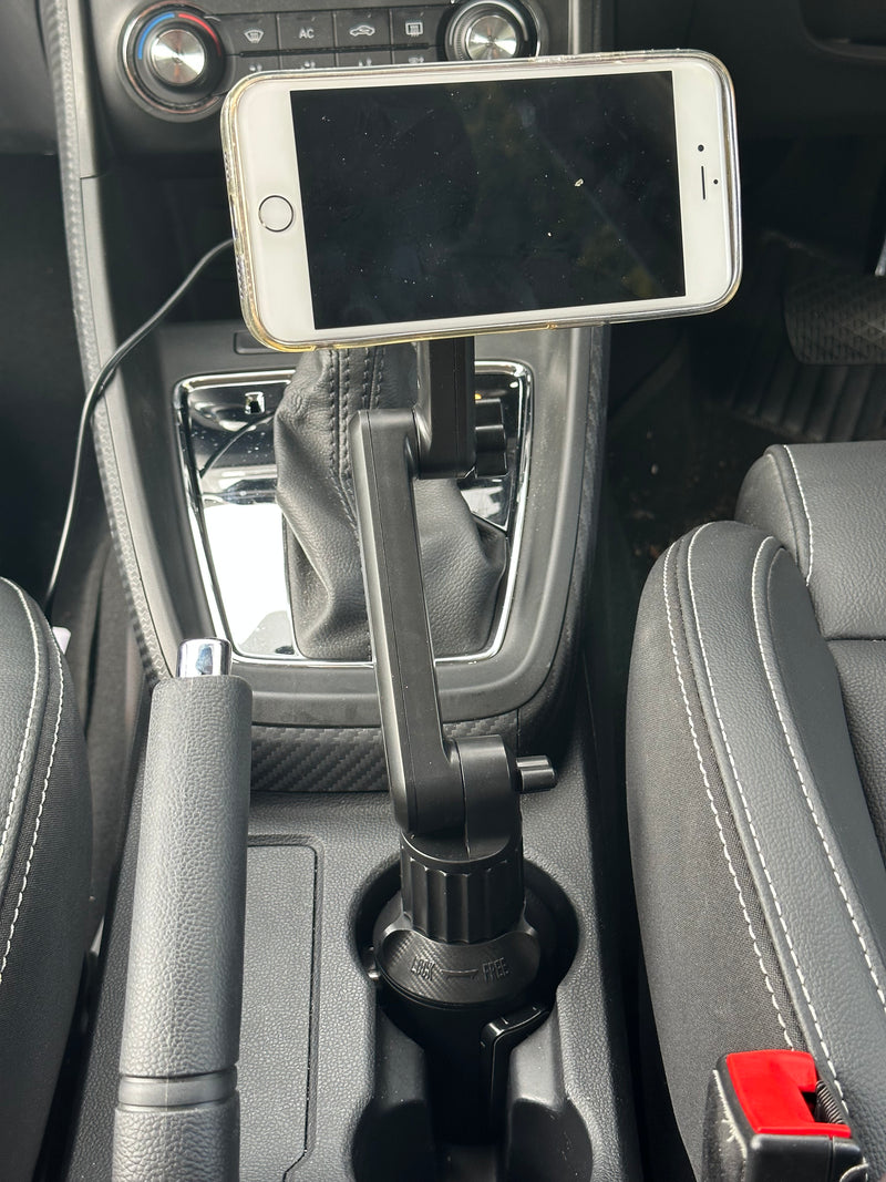 Magnetic Cup Phone Holder with Flexi Arm up to Height 36cm Compatible for Phone & Mini Tablet