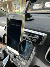 Load image into Gallery viewer, 360° Rotatable Car Air Ventilitaion Grid Phone Holder (Width: 90cm) with Long Hook Clamp Anti Fall
