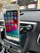 Load image into Gallery viewer, 360° Rotatable Car Air Ventilitaion Grid Phone Holder One Touch with Long Hook Clamp Anti Fall
