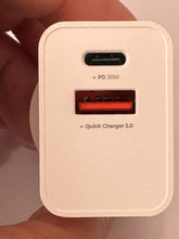 Load image into Gallery viewer, iQuick 30W PD3.0 QC3.0 USB Fast Charging Adapter wall charger for iPhone Andorid
