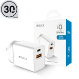 iQuick 30W PD3.0 QC3.0 USB Fast Charging Adapter wall charger for iPhone Andorid