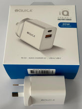 Load image into Gallery viewer, iQuick 20W PD3.0 QC3.0 USB Fast Charging Adapter wall charger for iPhone Andorid
