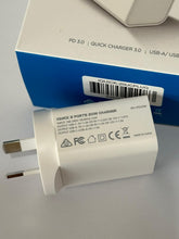 Load image into Gallery viewer, iQuick 20W PD3.0 QC3.0 USB Fast Charging Adapter wall charger for iPhone Andorid
