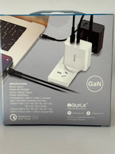 Load image into Gallery viewer, iQuick GaN 65W PD3.0+QC3.0 Fast Charging Adapter for iPhone and Android 1PD Type C &amp; QC 3.0 Port
