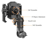 Motorcycle Cell Phone Holder - Scooter Phone Clip Cycling Phone Stand | Motorcycle Handlebar Mount Cell Phone Holder Anti-Slip Handlebar Clamp for Motorcycle
