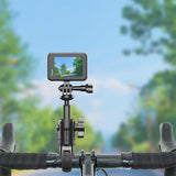 Camera Monopod Mount 360 Rotating Motorcycle Bike Camera Holder for Insta 360 X2 X3 X4 Go Pro 12 11 10 DJI