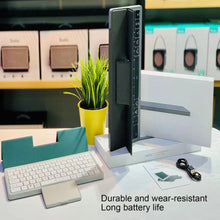 Load image into Gallery viewer, Universal 78 Keys Bluetooth Wireless Keyboard Touch Pad Detachable Magnetic Stand
