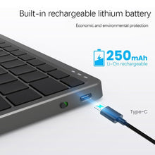 Load image into Gallery viewer, Universal 78 Keys Bluetooth Wireless Keyboard Touch Pad Detachable Magnetic Stand
