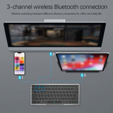 Universal 78 Keys Bluetooth Wireless Keyboard Touch Pad Detachable Magnetic Stand