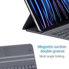Load image into Gallery viewer, Bluetooth Wireless Smart Keyboard Folio Slim Case with Keyboard for iPad Air 11, Air 5/4 Pro 11
