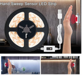 DC 5V Lamp USB Motion LED Backlight LED TV Kitchen LED Strip Hand Sweep Waving ON OFF Sensor Length: 3.0 Meter