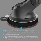 Magnetic Magsafe 38cm Goose Neck Flexi Phone Holder for Car Dash, Windscreen, Glass Suction