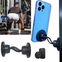Load image into Gallery viewer, Double-Sided Magnetic Suction Phone Adjustable Strong Magnet Mobile Phone Refrigerators Shelves for Gym Stand
