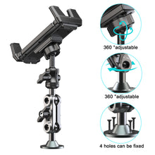 Load image into Gallery viewer, 360° Drill Base Adjustable Metal Joint Locking Screw Bracket | for Mobile Phones and Tablets, Compatible with Car Center Consoles and Instrument Panels, Ship Wall Mount Brackets
