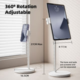 Universal 360° Bend Arm Gooseneck Phone & Tablet Holder for 4"-11" Inch Height Adjustable 37cm, 855g