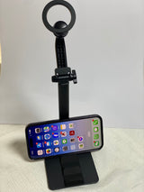 360° Telescopic Magsafe Magnetic Phone Holder Overhead Live Forecast Sturdy Base Height 18-25cm