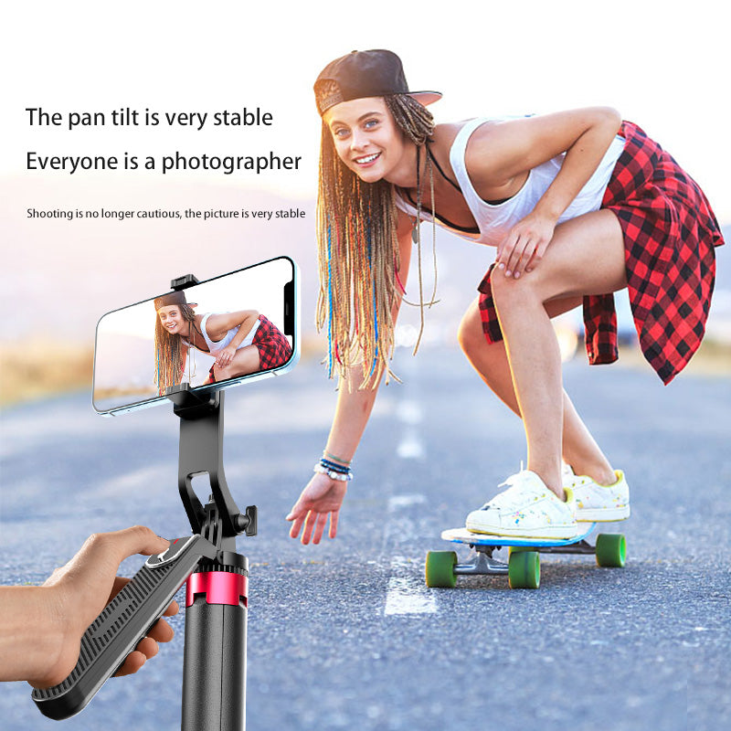 Selfie Stick Tripod Extendable 30cm-185cm, Portable Camera Tripod, All In One Extendable Phone Tripod Stand With Wireless Remote 360° Rotation For Video Recording, Vlogging, Live Streaming, Universal 1/4 Nut Connector For Camera