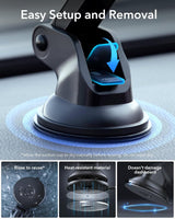 Magsafe Magnetic Phone Holder for Car Windshield & Dash Support for iPhone 15/14/13/12 Series