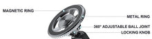 Load image into Gallery viewer, 360° 52cm Long Goose Neck Flexible Angle Adjustable Suction Cup with Magnetic Magsafe Holder for Car Windshield
