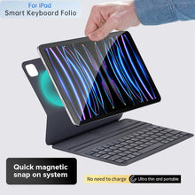 Load image into Gallery viewer, Bluetooth Wireless Smart Keyboard Folio Slim Case with Keyboard for iPad Air 11, Air 5/4 Pro 11
