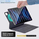 Bluetooth Wireless Smart Keyboard Folio Slim Case with Keyboard for iPad Air 11, Air 5/4 Pro 11