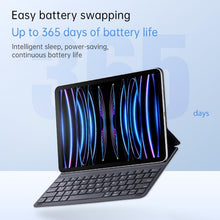 Load image into Gallery viewer, Bluetooth Wireless Smart Keyboard Folio Slim Case with Keyboard for iPad Air 11, Air 5/4 Pro 11
