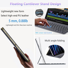 Load image into Gallery viewer, Bluetooth Wireless Smart Keyboard Folio Slim Case with Keyboard for iPad Air 11, Air 5/4 Pro 11
