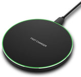 Fast Wireless Charging Pad Ultra Slim 15W Fast Charge Compatible with iPhone, Samsung & Qi Wirless Support Device