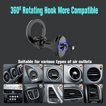 Load image into Gallery viewer, MagSafe Magnetic Car Phone Holder Round Air Outlet Holder Phone Conditioning Round Bracket Clips Car Mobile Support
